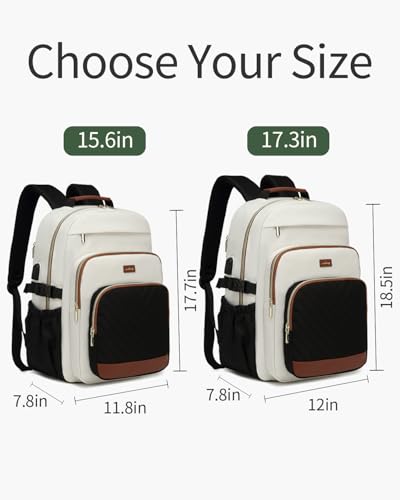 Laptop Bookbag for Women Work Backpack, Computer Bag for Adult Nurse Travel - Image 3