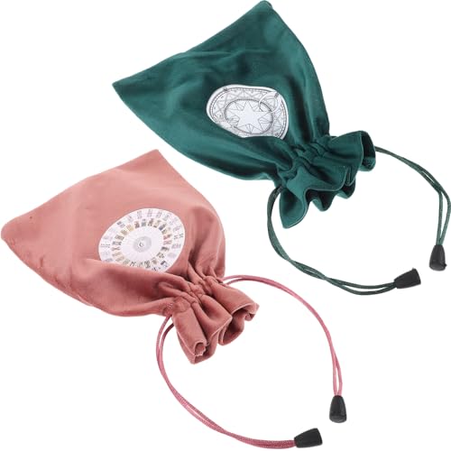 GALPADA 2 Bolsas de Almacenamiento para Cartas del Tarot,