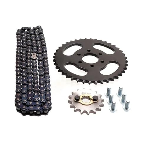 Kit chaîne 428 130L complet avec pignon avant 16T et couronne arrière 40T pour Quad et Buggy 125cc