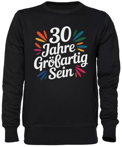 Sweat-shirt Noir Homme Femme 30 Jahre Großartig Sein Jumper Casual