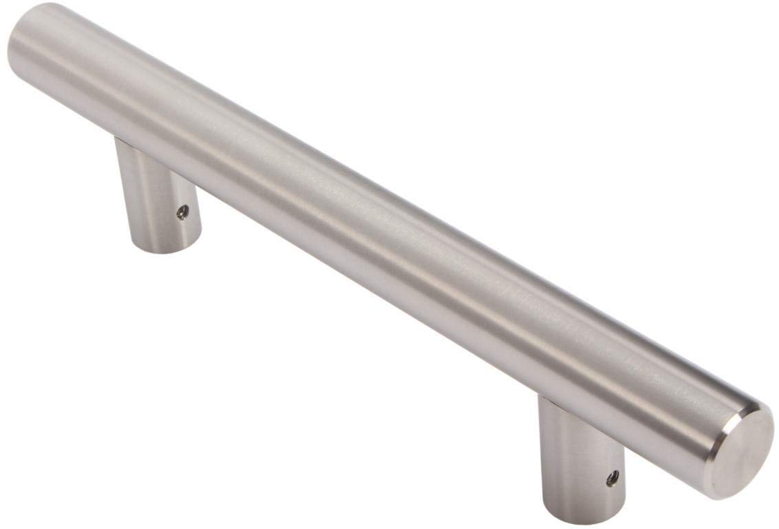 HISKA | Klamka do drzwi wejściowych Rozstaw otworów do wyboru długość 1000 mm stal szlachetna z uchwytami 90°