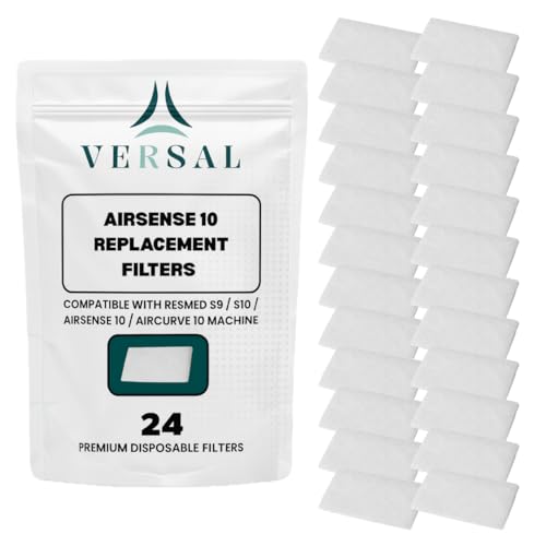 Image of VERSAL Premium CPAP Filter Compatible with ResMed S9 /AirSense 10 : 24 pack (1 year supply)