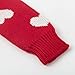 Simplee kids Baby Girls' Valentine's Sweater Red Pullover Coat Cotton Sweater Patterns to Knit Heart for Autumn Fall and Winter 12-18 Months