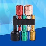 Universelle 1/4-Zoll-Schnellsechskant-Steckschlüsseleinsätze passen zu den meisten elektrischen Schraubendrehern, Bohrern oder anderen Elektrowerkzeugen