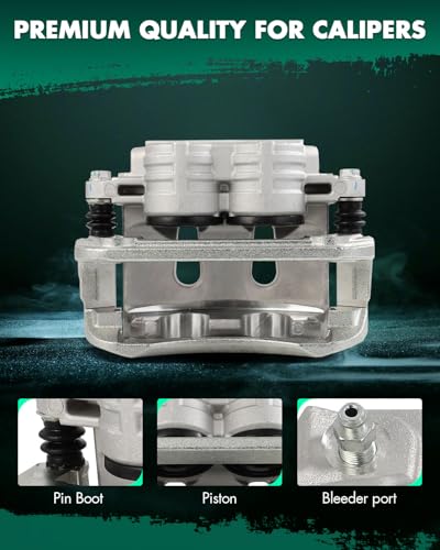 Image of SCITOO Front Brake Calipers With Bracket 18B4929 18B4928 Compatible For Ford For Mustang 2005-2010