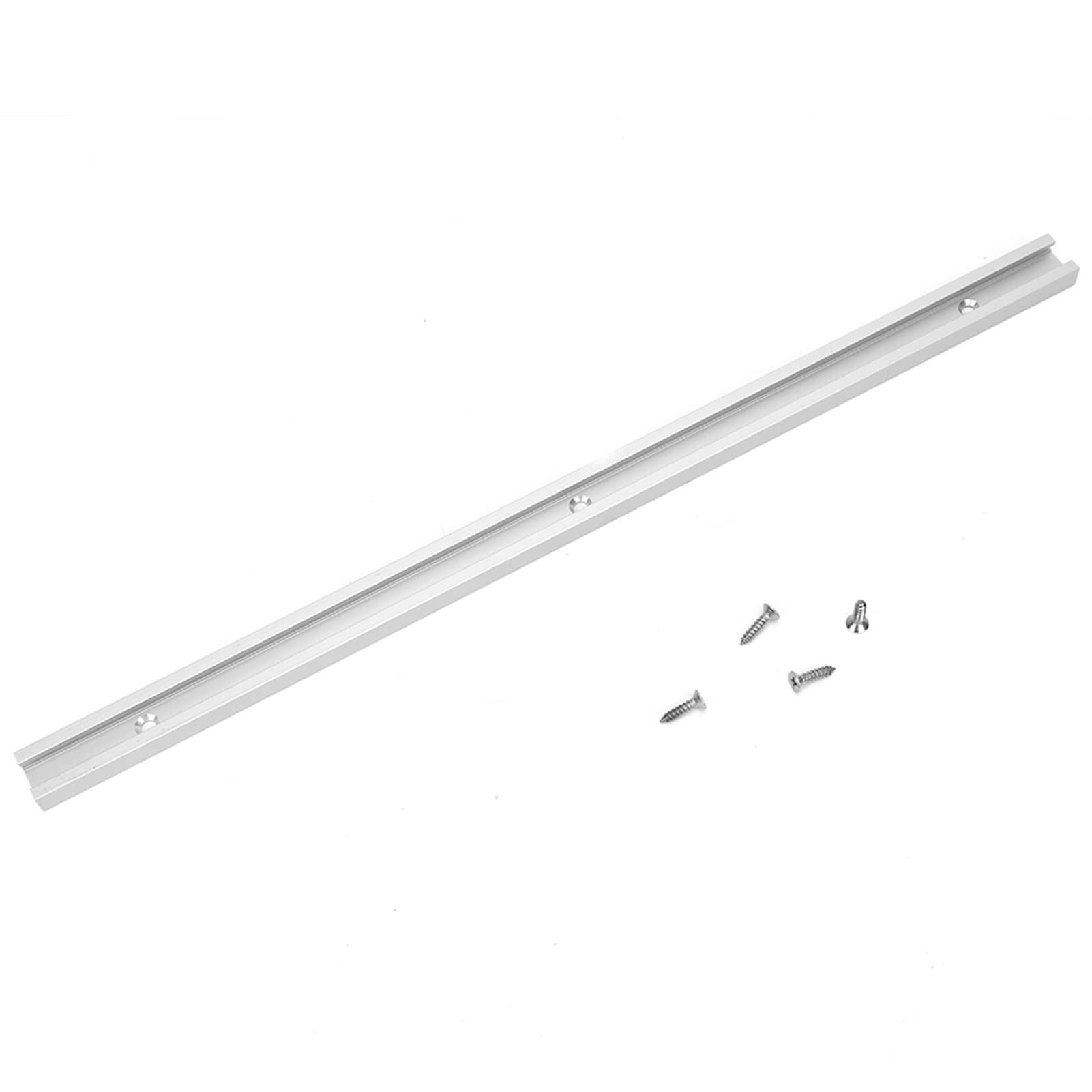 T-slot T-track Barra de pestañas, Riel en T Pestaña Mitro de Aleación de Aluminio no Poroso T-track T-slot Mitre Track Jig Fixture para Router Mesa Herramienta de sujeción (500mm)