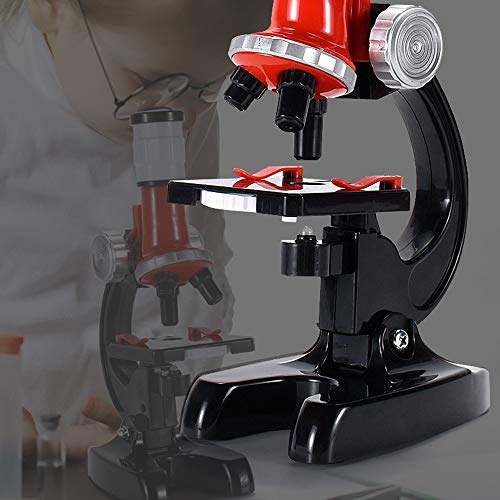 DECDEAL Brinquedos para microscópio de alta definição 1200 vezes Equipamento para experimentos de ci