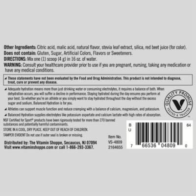 True Athlete Balanced Hydration Powder, Fruit Punch Flavor, Promotes Hydration Before Exercise, Easy To Mix, Nsf Certified For Sport (12.86 Ounces Powder) #TOP2