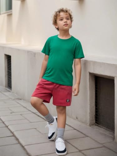 Image of Family Feeling Boys Short Sleeve Crewneck Kids T-Shirts Top Girls Tee