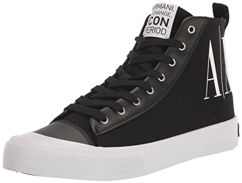 A｜X ARMANI EXCHANGE Men's Updated Icon Logo High-top Sneaker