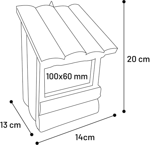 Bird nesting box - Flamingo Inclino - FSC-Certified Pinewood, Weather-Resistant, Wooden, Ideal for Birds Perfect for Outdoor Spaces - Image 3
