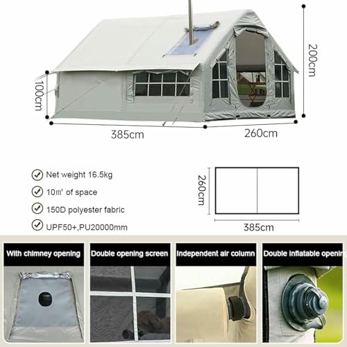Carpa Inflable Burbuja Transparente 6m para Camping miniatura 2