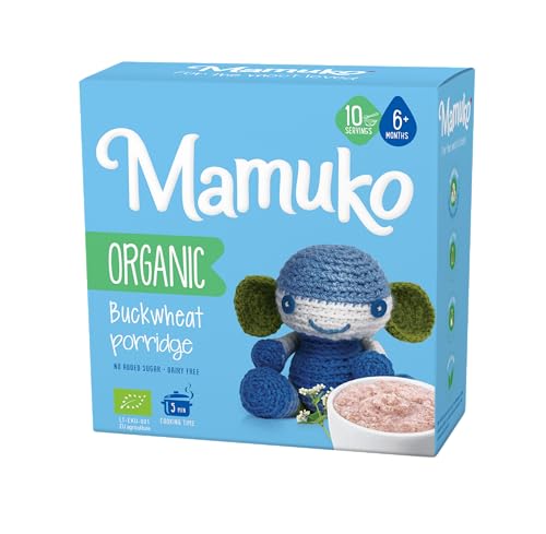 MAMUKO Baby Porridge - Buckwheat Porridge with GMO-Free - Organic...