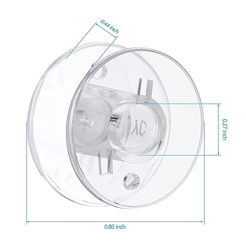 100 Bobinas para Máquina de Coser con 4 Cajas de Almacenamiento Transparente 3