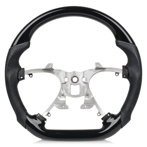 Piano Black Flat Bottom Steering Wheel