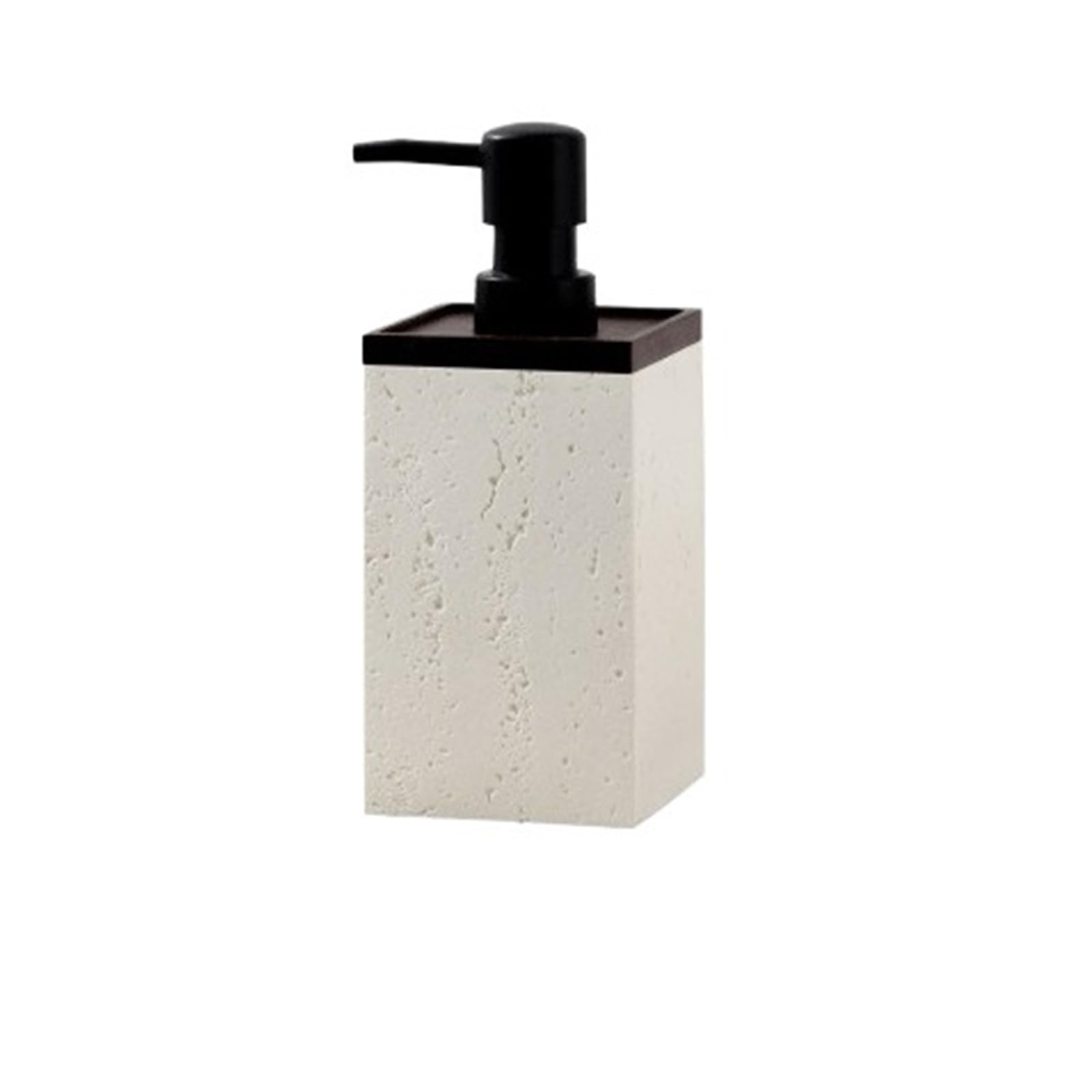 ZTHYSHOZ Soap Dispenser Stone-Finish Walnut-Top Stylish Pump Dispenser For Liquid Soap, Dish, Shampoo, And Body Wash(White)