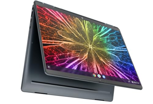 HP Elite Dragonfly Chromebook 13.5 QHD+ (2256x1504) 2-in-1 Touchscreen – i7-1265U, 2TB PCIe Gen 4.0x4 NVMe, 32GB LPDDR4X, Fingerprint & SD Card Reader, US Backlit Keys, ChromeOS (Renewed)