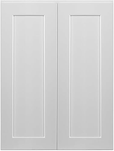 Miniatura 70 de Brookings Shaker - Armario de cocina de pared sin ensamblar W2736, 27 ancho x 12 profundidad x 36 alto, pintado blanco con Sherwin Williams®, madera