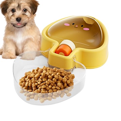 携帯用犬用水ボトル,折りたたみ式 水とフードディスペンサー - 多機能なアウトドア用犬の食事ディスペンサー トラベル 散歩 キャンプ ハイキング向け