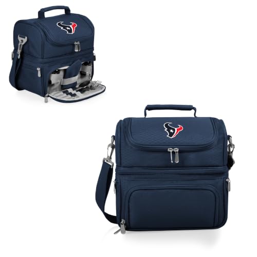 Image of PICNIC TIME NFL unisex-adult NFL Pranzo Lunch Bag, Insulated Lunch Box with Picnic Set, Lunch Cooler Bag