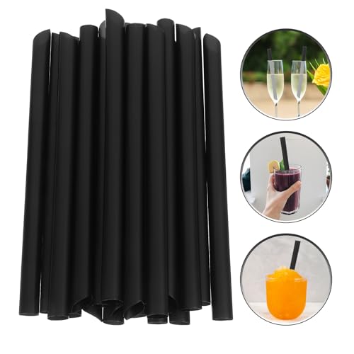 500 pitillos desechables negros 16 cm gruesos 1.1 mm miniatura 7