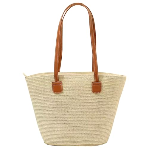 Image of Crochet Beach Bag Woven Tote Bag Summer Crochet Purses for Women handbag Boho Shoulder Bags for Travel Vacation