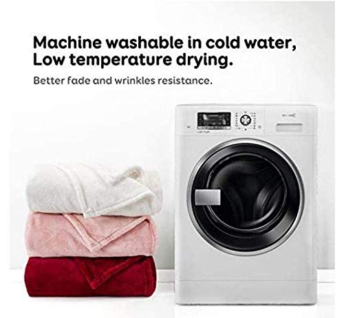 JFAFJ Kuscheldecke Sherpa Decke Flanell Pink & Flamingo Gedruckte Decke Mikrofaser Sherpa Fleecedecke Weich Dicke Wohnzimmerdecke Tagesdecke Sofadecke zweiseitige Decke 130x150cm – Bild 7