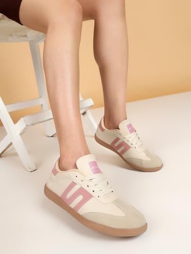 Image of TRASE Casual Sneaker Shoes for Women | Soft Cushioned Insole | Sneakers for Woman | Lightweight | Comfortable | Stylish, Trendy Girls and Women Sneakers with Laces