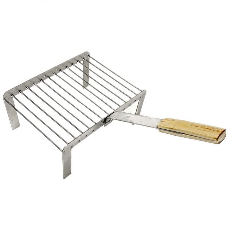 QEM Grille sur Pied en INOX avec Manche Amovible