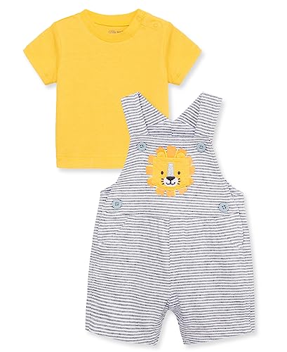Image of Little Me baby-boys 2-piece Tee Shirt and Shortall Set