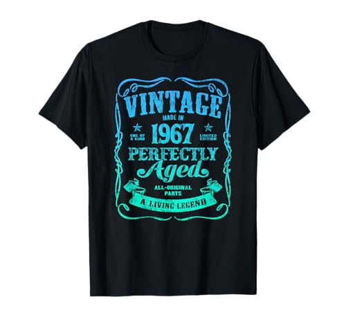 58th Birthday Classic Born In 1967 Original Vintage Camiseta