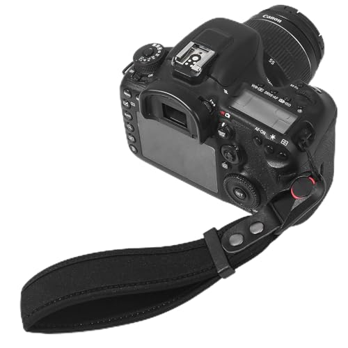 Kamera Handschlaufe, Kamera-Handschlaufe, Neopren Kamera Handgelenkschlaufe Trageschlaufe Schnellverschluss Kompatibel mit Nikon für Canon für Fujifilm für Sony für Olympus für SLR DSLR Kamera