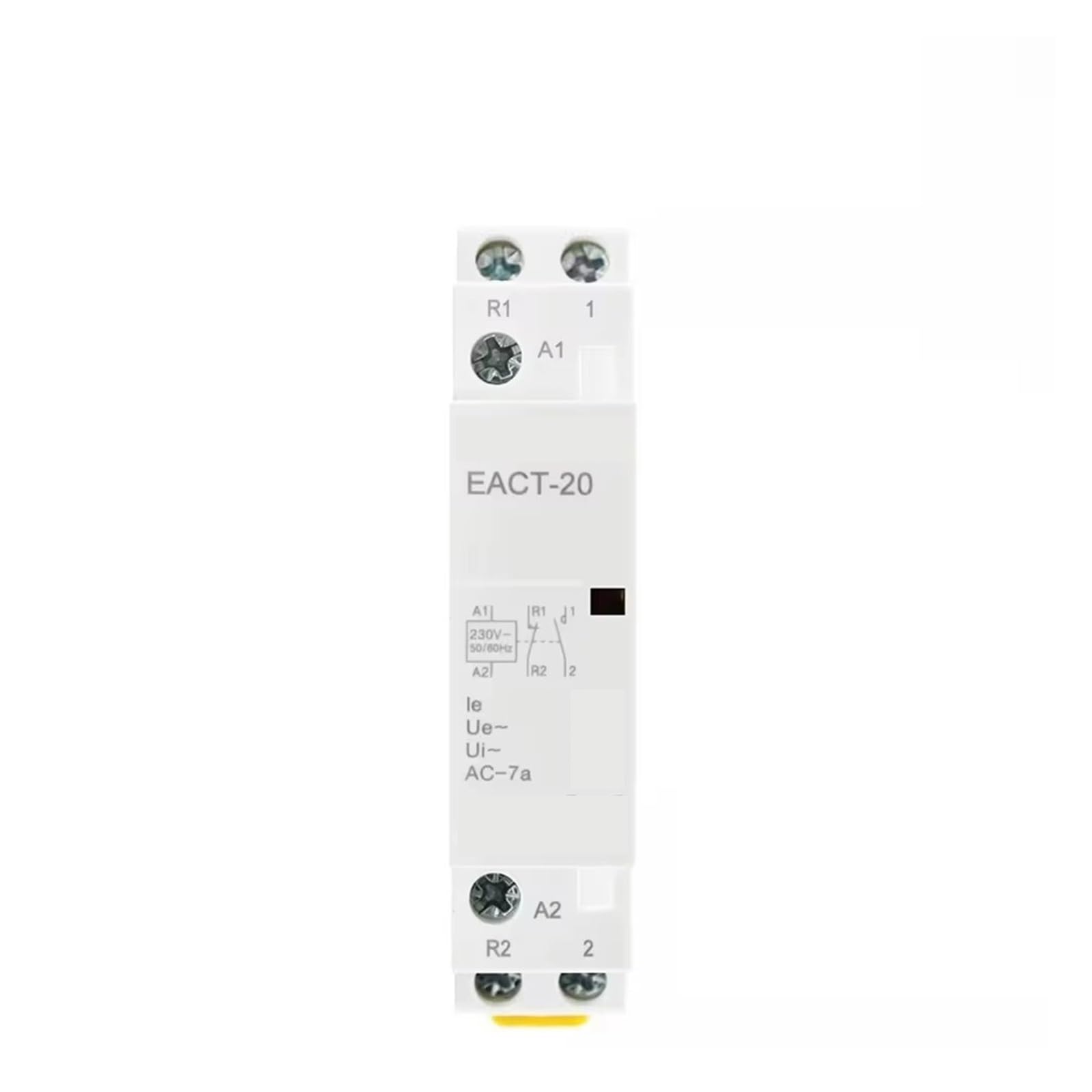 Contactor modular 2P 25A 2NO evita sobrecalentamientos en líneas de climatización de 220V