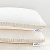 Springtek Natural Latex Charcoal Infused Pillow (Single, 16 X 24, White) - Rubber