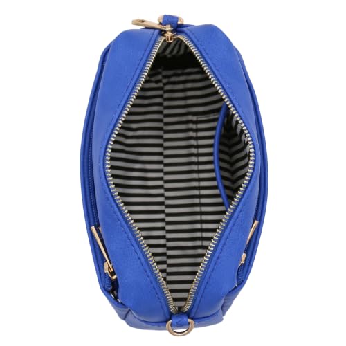 Image of FashionPuzzle Triple Zip Small Crossbody Bag