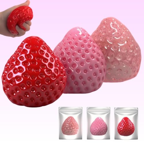 Handmade Strawberry Scented Squishies