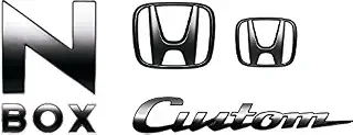 HONDA ホンダ 純正 NBOX N-BOX ブラックエンブレム N-BOX Custom用 2017.8～仕様変更 08F20-TTA-000C