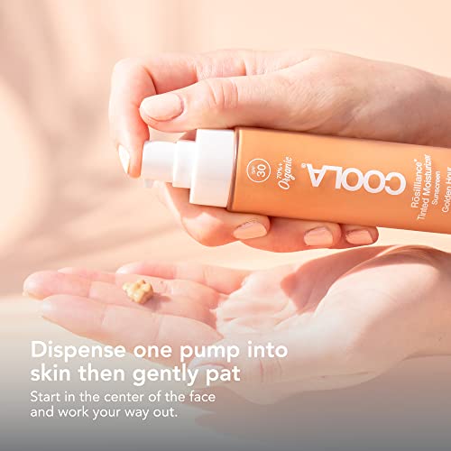 Coola Organic Rosilliance Bb Cream With Spf 30, Tinted Moisturizer Sunscreen & Foundation, Dermatologist Tested, Golden Hour, 1.5 Fl Oz #TOP4