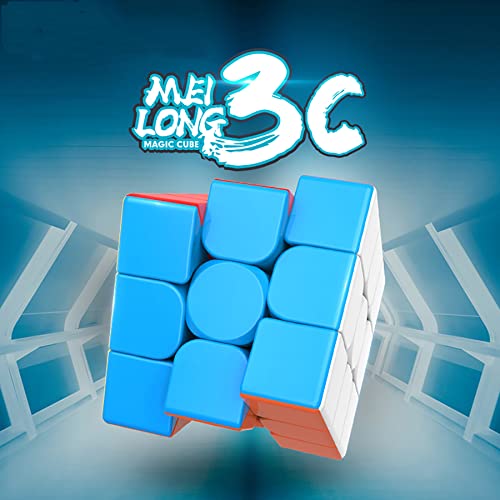 Image of 3x3x3 Speed Cube,Stickerless Magic Cube,Smooth Turning Puzzle Box with Anti-Sticky Design,The Most Educational Toy to Effectively Improve Your Child's Concentration and Responsiveness