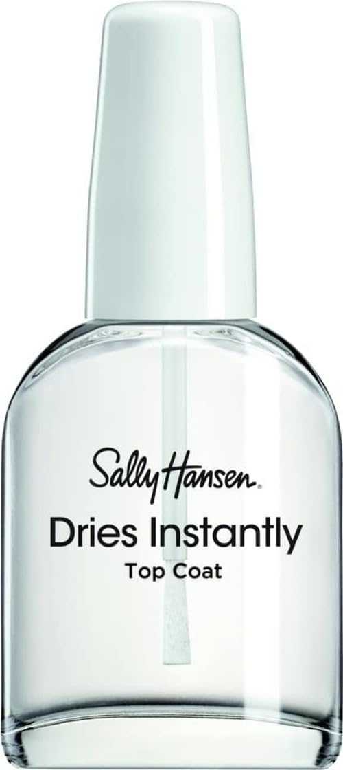 Sally Hansen Insta-Dri®, Dries Instantly Top Coat, Quick Dry, Long Lasting, Streak-Free Shine, Clear Nail Polish