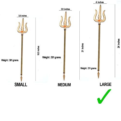 Image of ALODIE Brass TRISHUL