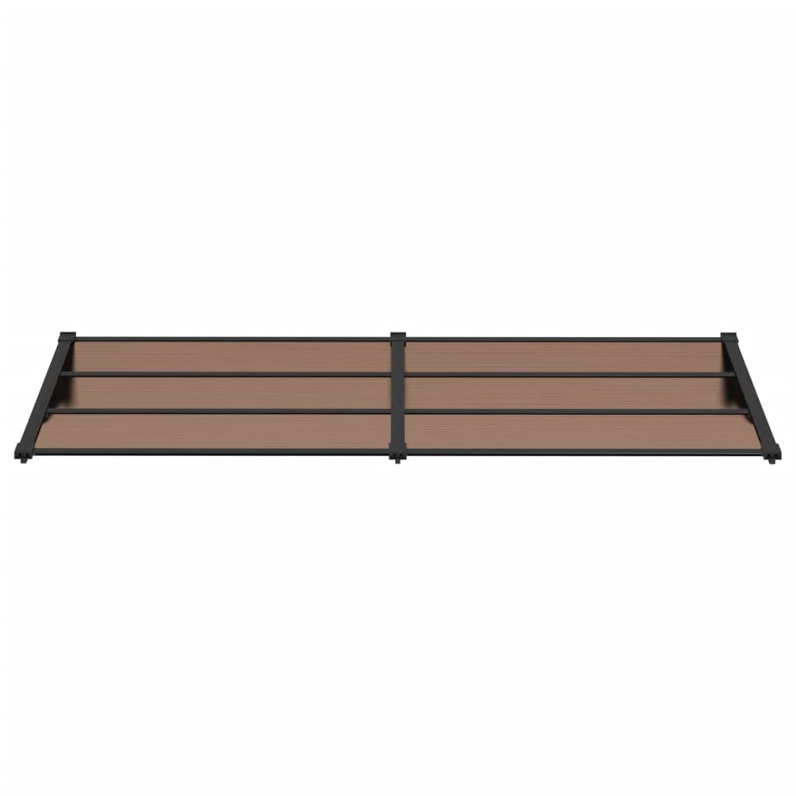 ARKEM Marquesina de Puerta policarbonato Negro 239x90 cm Toldo para Puertas
