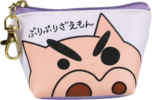 ティーズファクトリー クレヨンしんちゃん ぶりぶりざえもん 三角ミニ ポーチ ドアップ H6.8×W11.5×D5cm KS-5533987BU