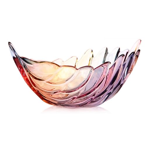 JUNYFFF Frutero Cesta De Frutas De Diseño Elegante Tazones De Frutas Vidrio Súper Duraderos De Tamaño Centro De Mesa De Decoración para Encimera De Cocina O Mesas De Comedor