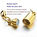 Zpsolution Screw-in Locking Magnetic Jewelry Clasps for Necklace 6mm