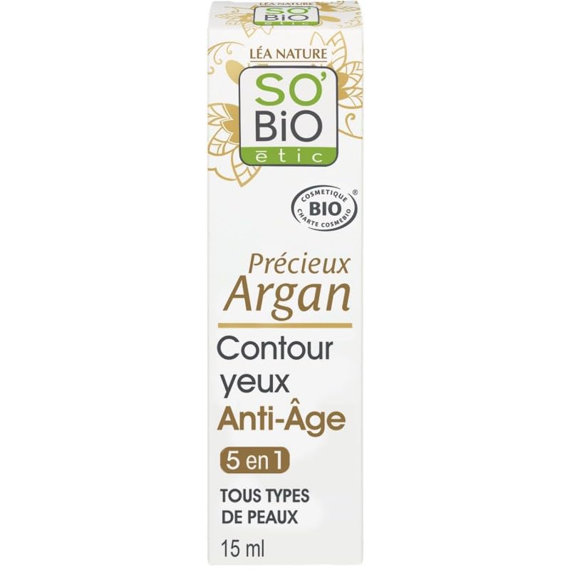 Contour Yeux & Lèvres à l'Argan Bio SO'BIO le geste fraîcheur pour réveiller le regard