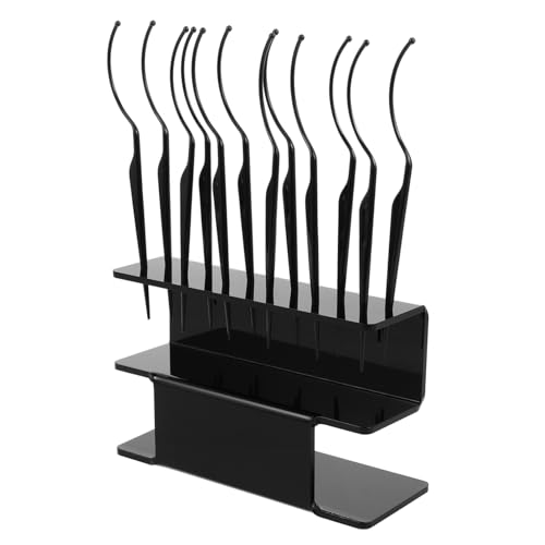 GALPADA Organizador De Cosméticos Organizador De Pestañas Postizas Soporte Para Las Pestañas Black