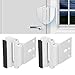 LOCADENCE 2pcs Home Security Door Lock, Withstand 800 lbs Aluminium Alloy Door Reinforcement Lock, Hotel Door Buckle for Apartment Dormitory