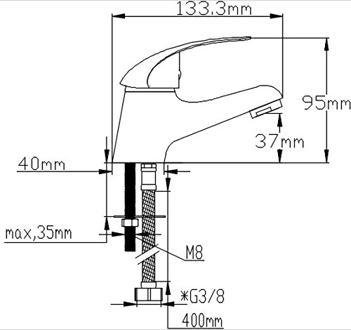 DP-Griferia-GS10080-Grifo-Monomando-de-Lavabo-Plata