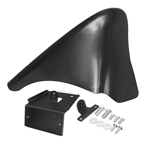 Alamor Chin Carenado Delantero Alerón Negro para Harley Davidson XL Sportster 883 1200